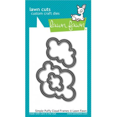 Lawn Fawn Lawn Cuts Dies - Simple Puffy Cloud Frames